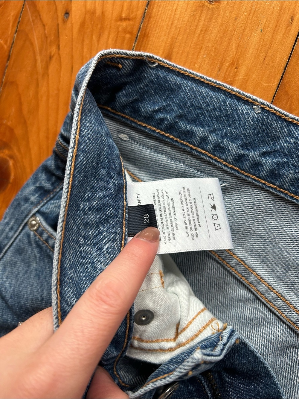 Citizens of Humanity Paloma Baggy Wide Leg Jeans in Siesta Size 28 Blue - Picture 9 of 9